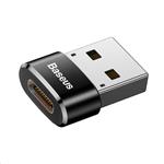 Baseus Mini OTG adaptér Ingenuity USB-A 3.1 na USB-C (M/F) černý 6953156263536