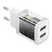 Baseus nabíječka do sítě Compact 2xUSB 10,5W bílá 6932172606916