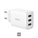 Baseus nabíječka do sítě Compact 3xUSB 17W bílá 6932172606978