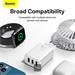 Baseus nabíječka do sítě Compact 3xUSB 17W bílá 6932172606978