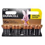 Batéria alkalická, AA, 1.5V, Duracell, blister, 10-pack, 42308, Basic