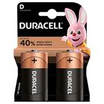 Batéria alkalická, veľký monočlánok, D, 1.5V, Duracell, blister, 2-pack, 42342, Basic