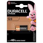 Batéria líthiová, CR123A, Duracell, blister, 1-pack, 42451