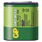 Batéria zinkochloridová, 3R12, 4.5V, GP, fólia, 1-pack, Greencell