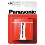 Batéria zinkouhlíková, 3R12, 4.5V, Panasonic, blister, 1-pack