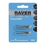 Baterie RAVER 2x AAA LITHIUM