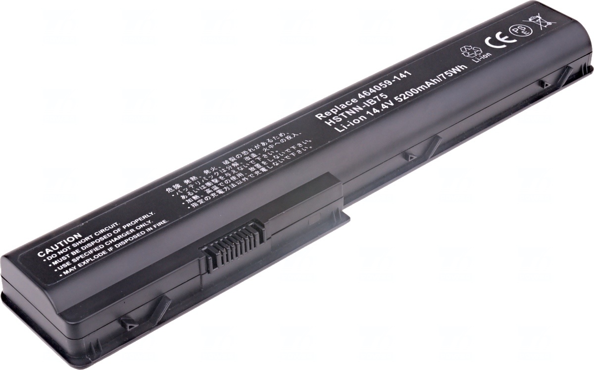 Baterie T6 power HP Pavilion dv7-1000, dv7-2000, dv7-3000, dv8-1000 serie, 8cell, 5200mAh NBHP0032