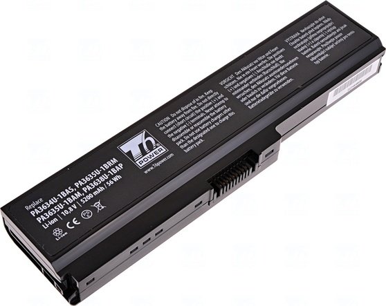 Baterie T6 power Toshiba Satellite A660, C650, L510, L630, L650, L670, U400, U500, 6cell, 5200mAh NBTS0075