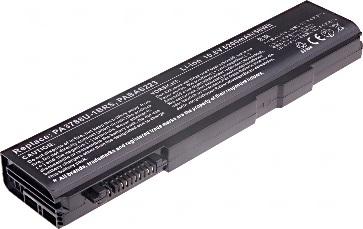 Baterie T6 power Toshiba Tecra A11, S11, M11, Satellite Pro S500, S750, 6cell, 5200mAh NBTS0089