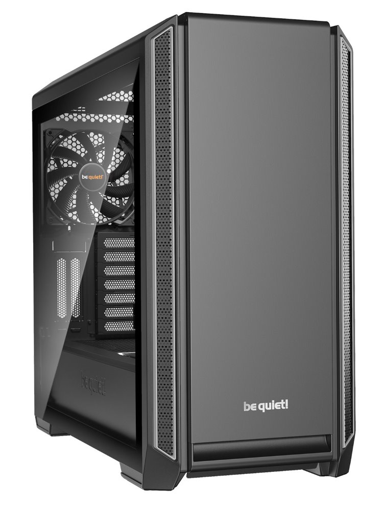 Be quiet! skříň SILENT BASE 601 Window / MidT / bez zdroje / 1x USB2.0 + 2x USB3.0 / průhledná bočnice / stříbrná BGW27