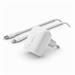 Belkin 20W USB-C Power Delivery PPS nástěnná nabíječka + 1m USB-C na lightning kabel, bílá WCA006vf1MWH-B5