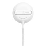 Belkin Bezdrátová nabíjecí podložka 15W Magsafe (bez zdroje) bílá + 2m kabel WIA004btWH