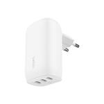 Belkin BOOST CHARGE™ 67W 3-portová USB-C Power Delivery PPS nástěnná nabíječka, bílá WCC002vfWH