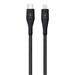 Belkin BOOST^CHARGE™ DURATEK USB-C™ kabel s lightning konektorem, 1,2m, černý + řemínek F8J243bt04-BLK