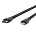 Belkin BOOST^CHARGE™ DURATEK USB-C™ kabel s lightning konektorem, 1,2m, černý + řemínek F8J243bt04-BLK