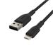 BELKIN kabel USB-A - Lightning, 1m, černý CAA001bt1MBK