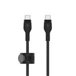 Belkin kabel USB-C s konektorem USC-C,1M černý pletený CAB011bt1MBK