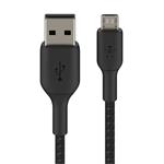 Belkin microUSB kabel, 1m, černý - odolný CAB007bt1MBK