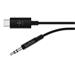 Belkin USB-C kabel s audio kabelem, černý, 0,9m F7U079bt03-BLK