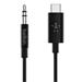 Belkin USB-C kabel s audio kabelem, černý, 1,8m F7U079bt06-BLK