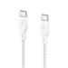 Belkin USB-C na USB-C kabel 100W, 2m, bílý - odolný CAB014bt2MWH