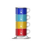 Bialetti SET 4 CUPS COLOR 8002617028646