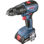 BOSCH Akumulátorový príklepový vŕtací skrutkovač Bosch GSB 18V-50, kufor 06019H5100