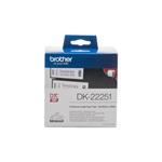 Brother - DK-22251 (papírová role 62mm x 30,48m) - dvoubarevný tisk při použití v QL-8xx DK22251