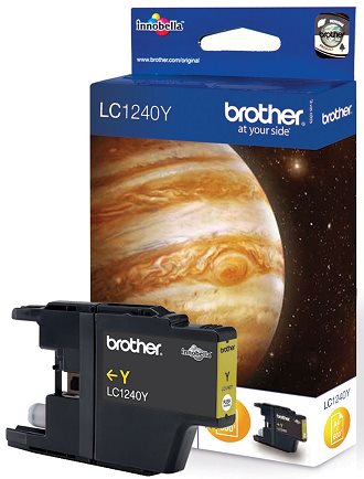 Brother originál ink LC-1240Y, yellow, 600str., Brother MFC-J6910DW LC1240Y