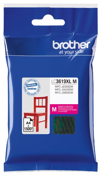 Brother originál ink LC-3619XLM, magenta, 1500str., Brother MFCJ2330, 3530, 3930 LC3619XLM