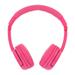 BuddyPhones Play+ dětská bluetooth sluchátka s mikrofonem, růžová 4897111740293