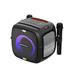 C-TECH repro Impressio Qubis, Party reproduktor, 80W, Bluetooth, SD, USB, AUX, 2x mikrofon IMP-QUBIS