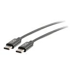 C2G 0.9m (3ft) USB C Cable - USB 2.0 (3A) - M/M USB Type C Cable - Black - USB kabel - USB-C (M) do 88825