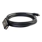 C2G 1ft USB C to HDMI - 4K - Black - M/M - Kabel video/audio - 24 pin USB-C s piny (male) reverzní 26906