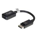 C2G 20cm DisplayPort to HDMI Adapter - DP Male to HDMI Female - Black - Kabel DisplayPort - Display 84322 54322