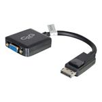 C2G 20cm DisplayPort to VGA Adapter Converter - DP Male to VGA Female - Black - Adaptér VGA) - Disp 84323 54323