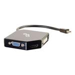 C2G DisplayPort to HDMI, VGA, or DVI Adapter Converter - Nástroj pro převod videa - DVI, HDMI, VGA 80928 54340