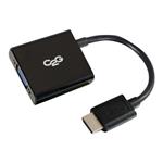 C2G HDMI Mini to VGA Adapter Converter Dongle - Nástroj pro převod videa - HDMI - VGA - černá 80503