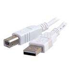 C2G - Kabel USB - USB (M) do USB typ B (M) - USB 2.0 - 1 m - bílá 81560