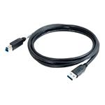 C2G - Kabel USB - USB typ A (M) do USB Type B (M) - USB 3.0 - 3 m - černá 81682