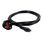 C2G Laptop Power Cord - Elektrický kabel - IEC 60320 C5 do BS 1363 (M) - AC 250 V - 1 m - lisovaný 80601