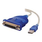 C2G - Paralelní adaptér - USB - IEEE 1284 - modrá 81629