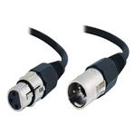 C2G Pro-Audio - Audio kabel - XLR3 (M) do XLR3 (F) - 5 m - stíněná kroucená dvoulinka (S/FTP) 80380