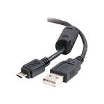 C2G USB 2.0 A to Micro B Cable - Kabel USB - Micro USB typ B (M) do USB (M) - USB 2.0 OTG - 1 m - č 81702 27366