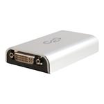 C2G USB 2.0 to DVI Adapter - Externí video adaptér - USB 2.0 - DVI - šedá 81636