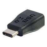 C2G USB 2.0 USB C to USB Micro B Adapter M/F - USB Type C to USB Micro B Black - USB adaptér - Micr 88869 28869