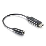 C2G USB C to Aux (3.5mm) Adapter - USB C Audio Adapter - USB-Cto headphone jack adapter AA657468