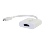 C2G USB C to DisplayPort Adapter Converter - USB Type C to DisplayPort White - Externí video adapté 80520