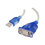 C2G USB to DB9 Serial Adapter Cable - Sériový adaptér - USB - RS-232 - modrá 81632