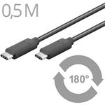 CABLE KU31CC05B USB3.1 Typ C/male - USB 3.1 kon. C KU31CC05BK